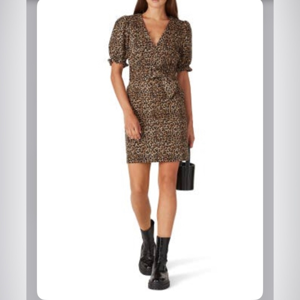 Marissa Webb The Carly Leopard Print Dress